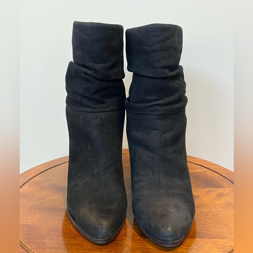 ALDO black suede boot size 7